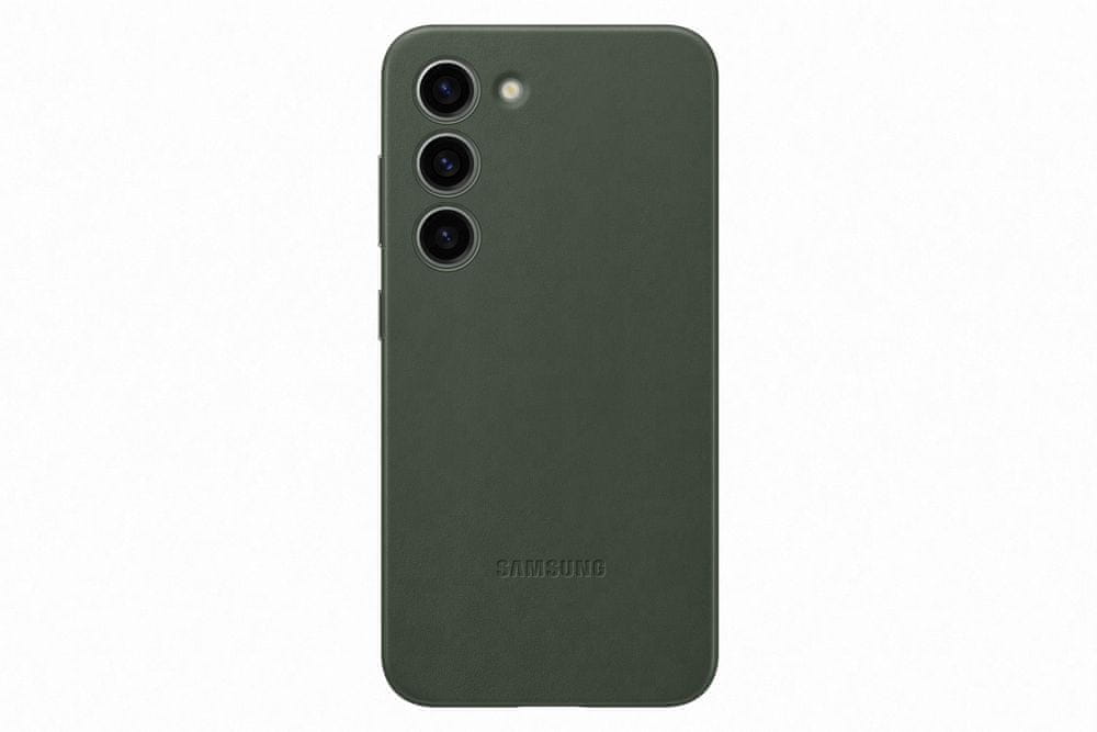 SAMSUNG Leather Case Galaxy S23 EF-VS911LGEGWW, zelený